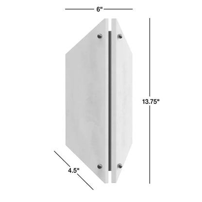 Alabaster Geometric Wall Lamp Onyx