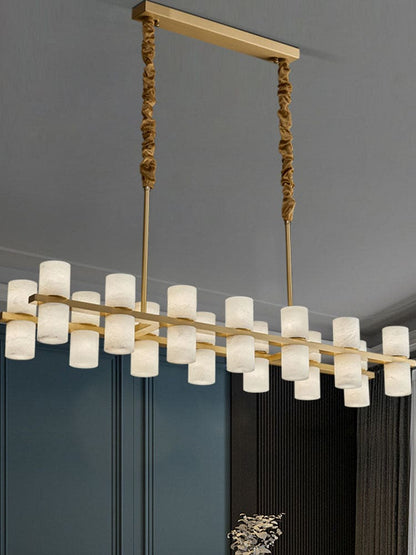 Alabaster Linear Chandelier