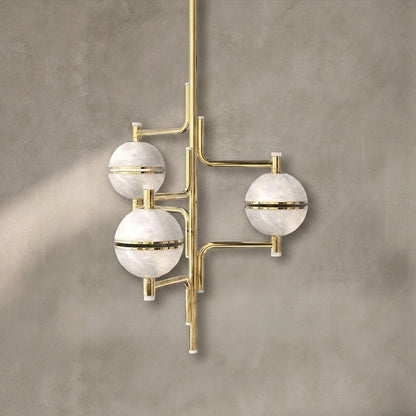 Alabaster Suspension Chandelier
