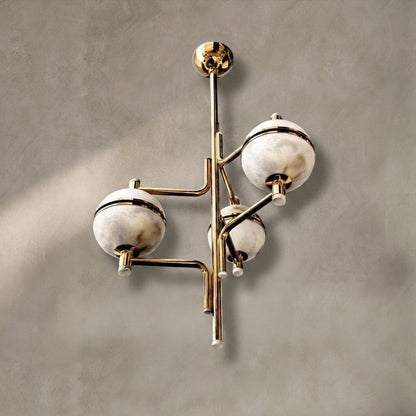 Alabaster Suspension Chandelier
