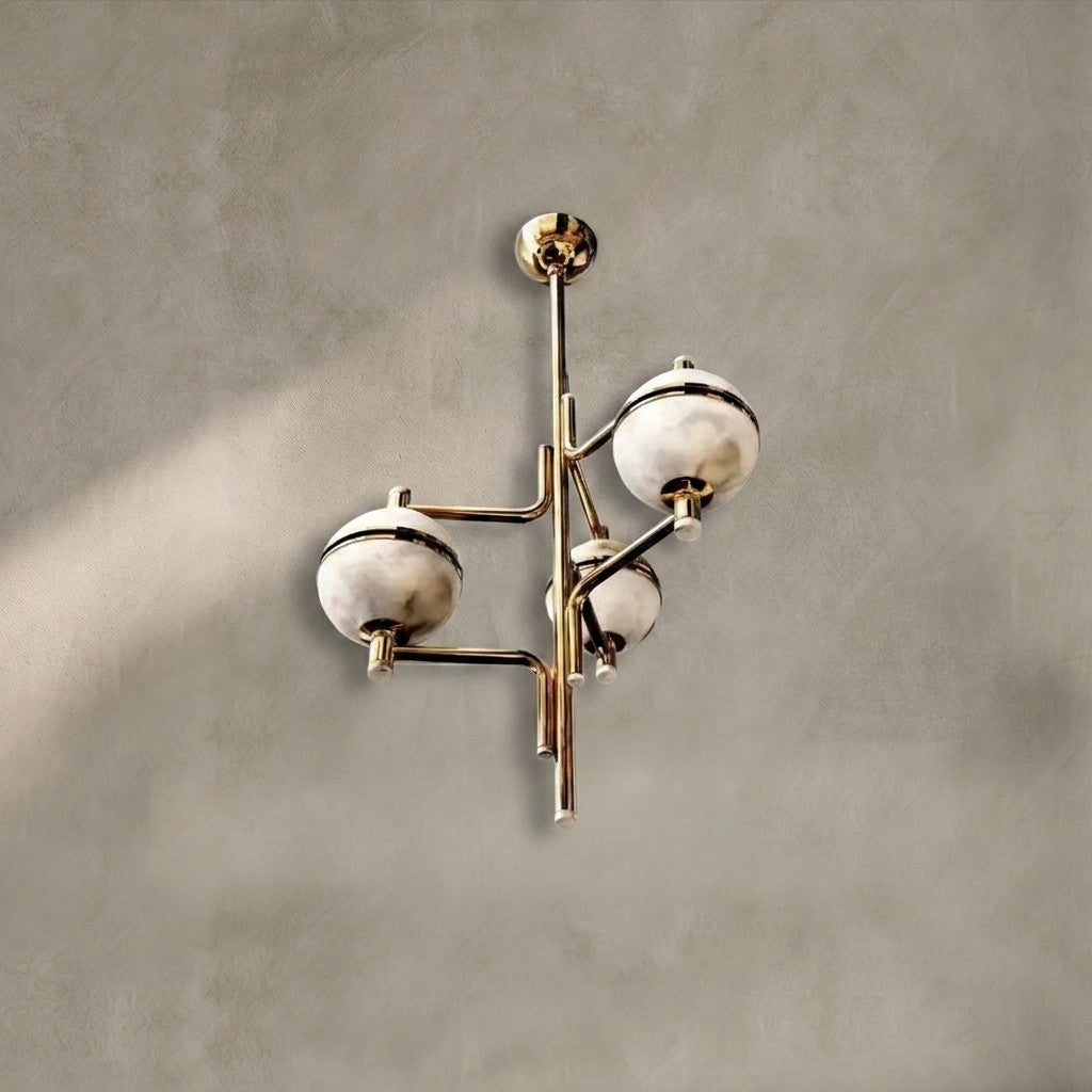 Alabaster Suspension Chandelier