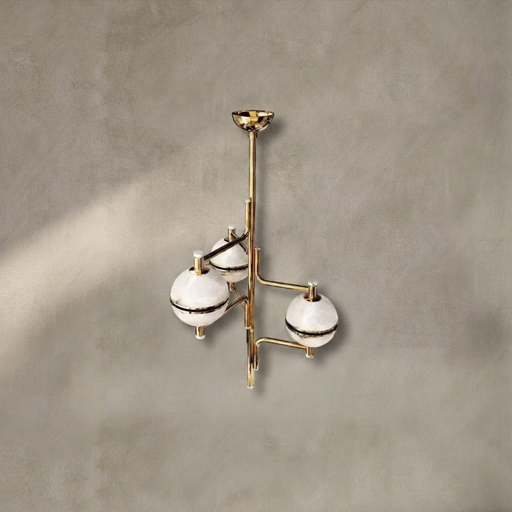Alabaster Suspension Chandelier