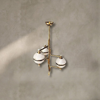 Alabaster Suspension Chandelier