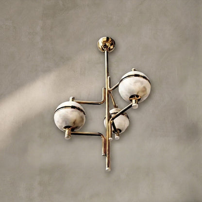 Alabaster Suspension Chandelier
