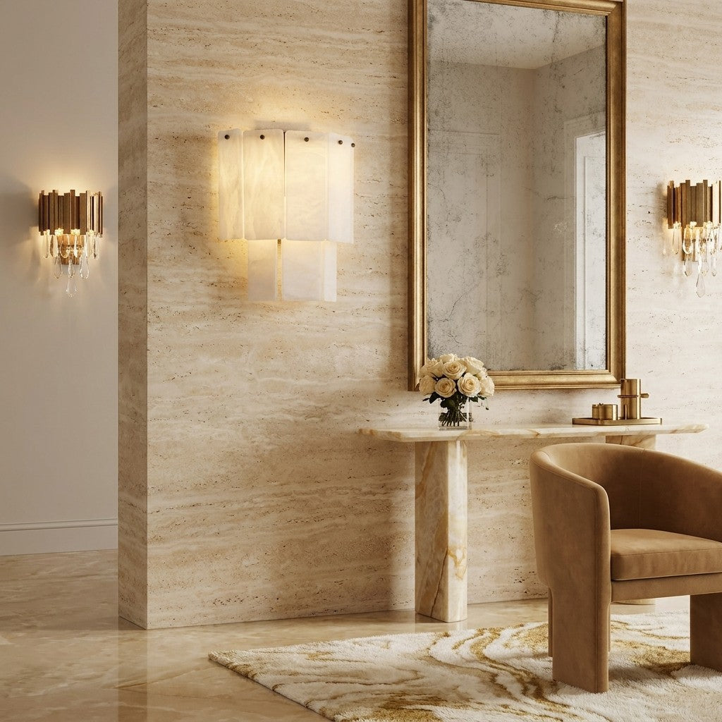 Alabaster Wall Lamp