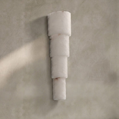 Alba Cascade Alabaster Wall Sconce