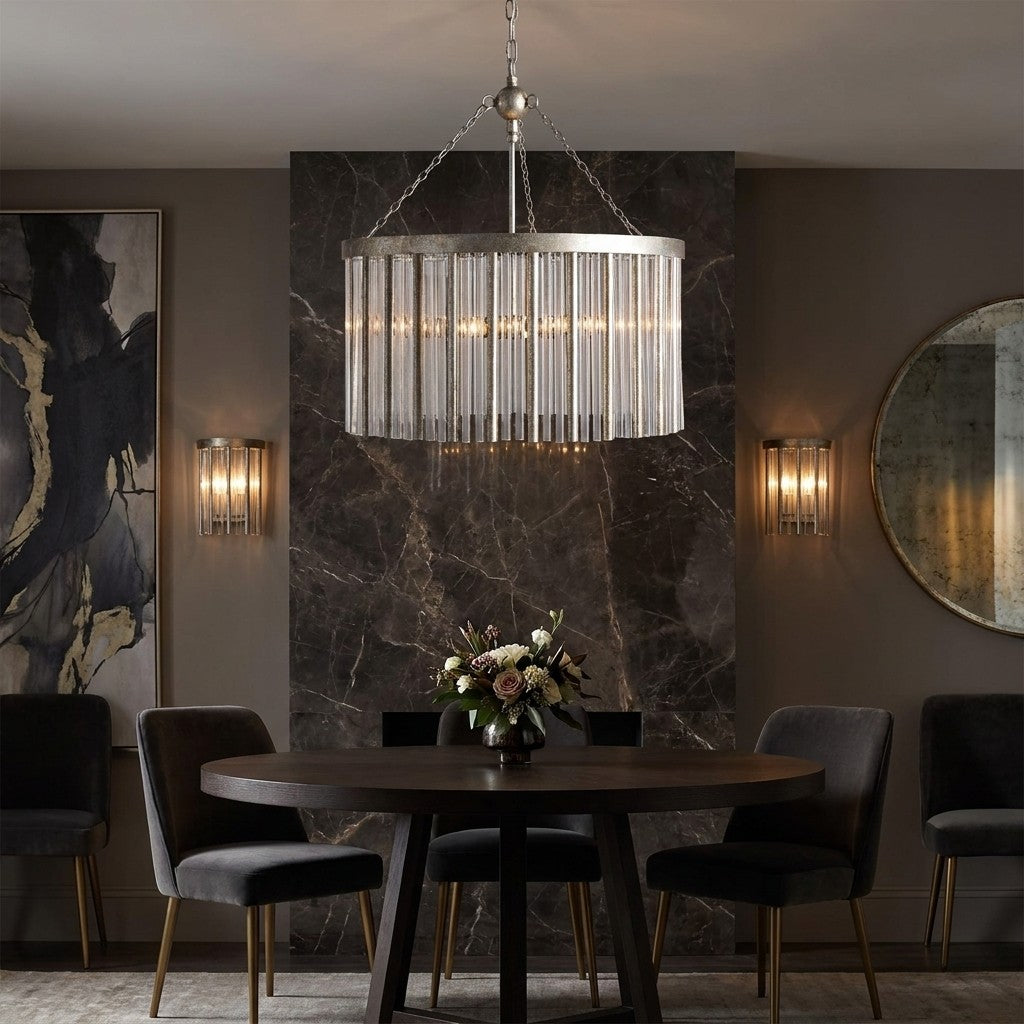 Andalucia Round Chandelier 24"35"