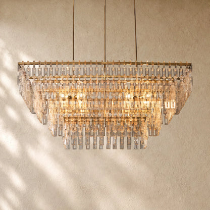 Marina Tiered Rectangular Chandelier