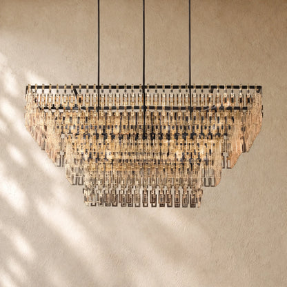 Marina Tiered Rectangular Chandelier