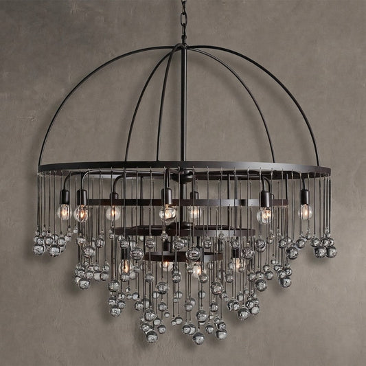 Aubrey Modern Crystal Ball 4 Tier Chandelier | Morylighting (1)