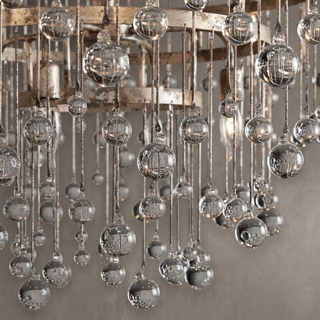 Aubrey Modern Crystal Ball 4 Tier Chandelier | Morylighting (6)
