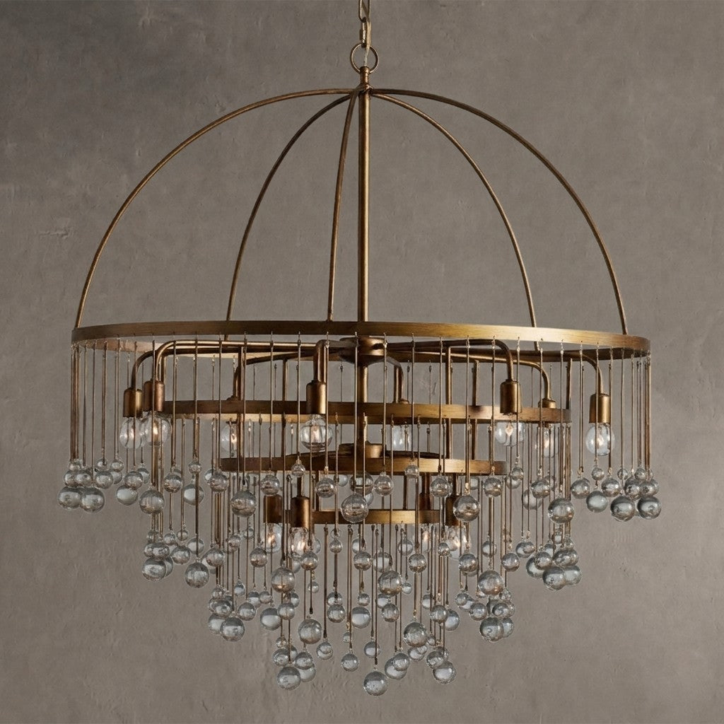 Aubrey Modern Crystal Ball 4 Tier Chandelier | Morylighting (2)