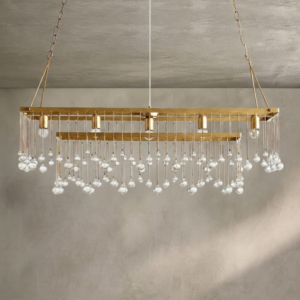 Aubrey Rectangular Chandelier 47''60''