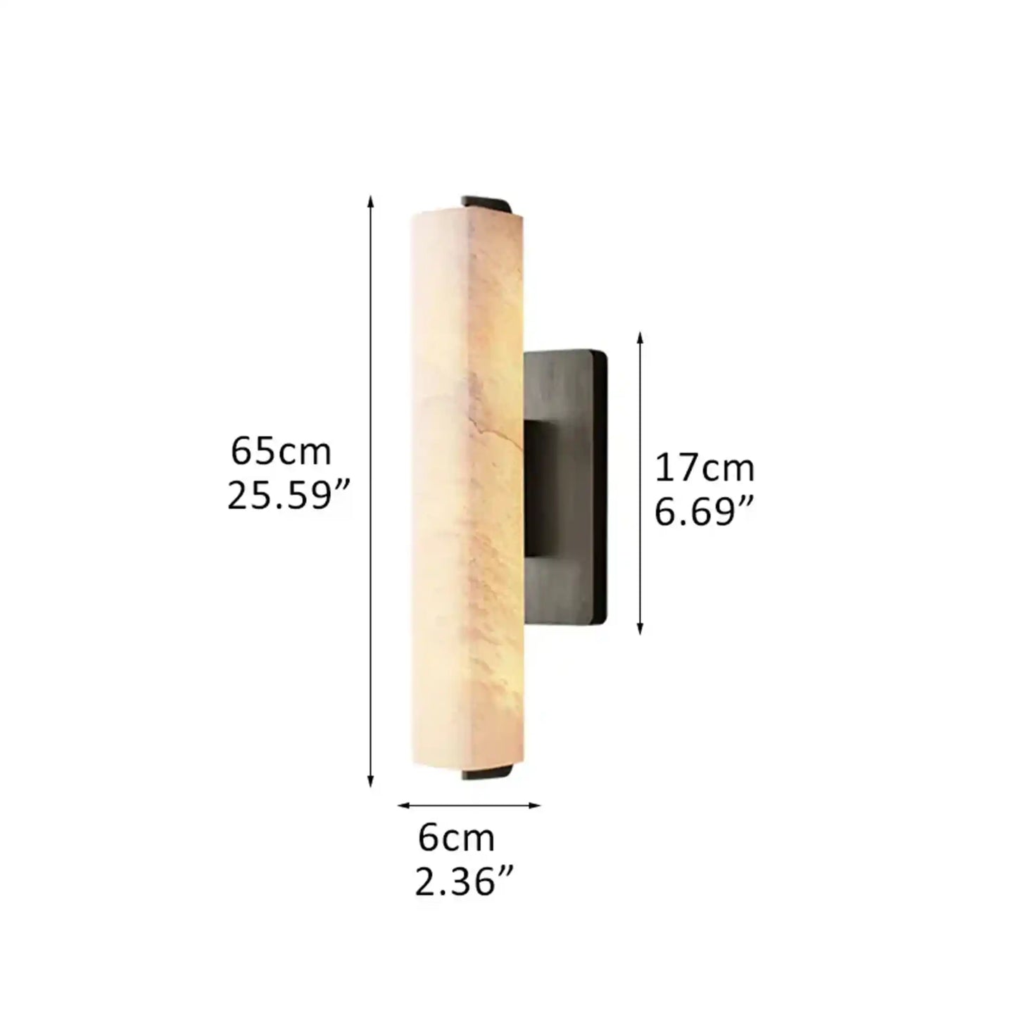 Auburn Alabaster Single Wall Sconce
