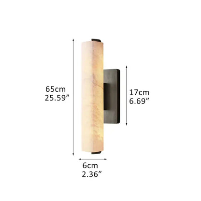 Auburn Alabaster Single Wall Sconce