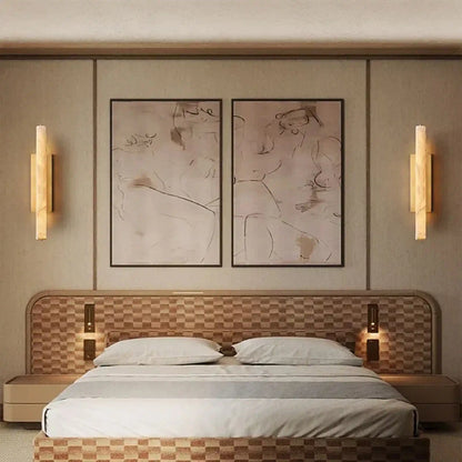 Auburn Alabaster Single Wall Sconce