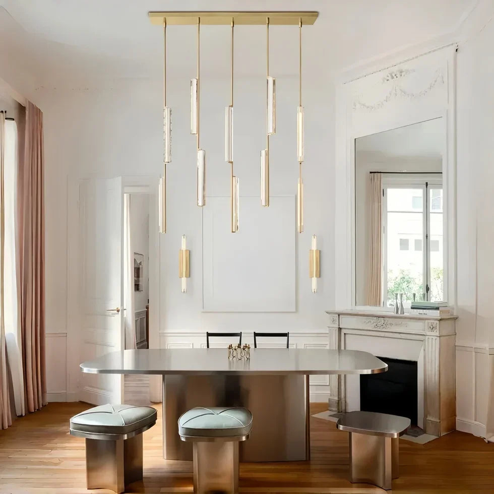 Audubom Crystal Linear Chandelier
