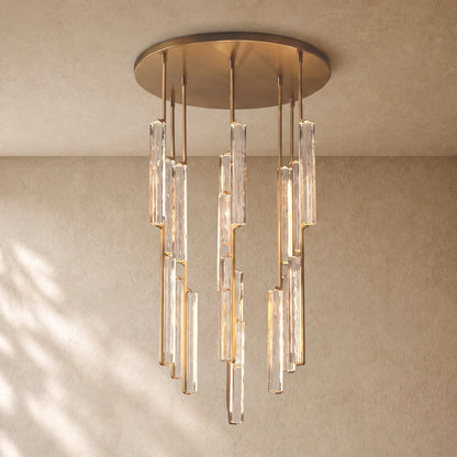 Audubom Crystal Round Chandelier
