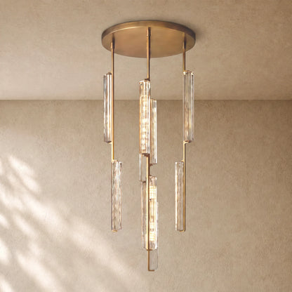 Audubom Crystal Round Chandelier
