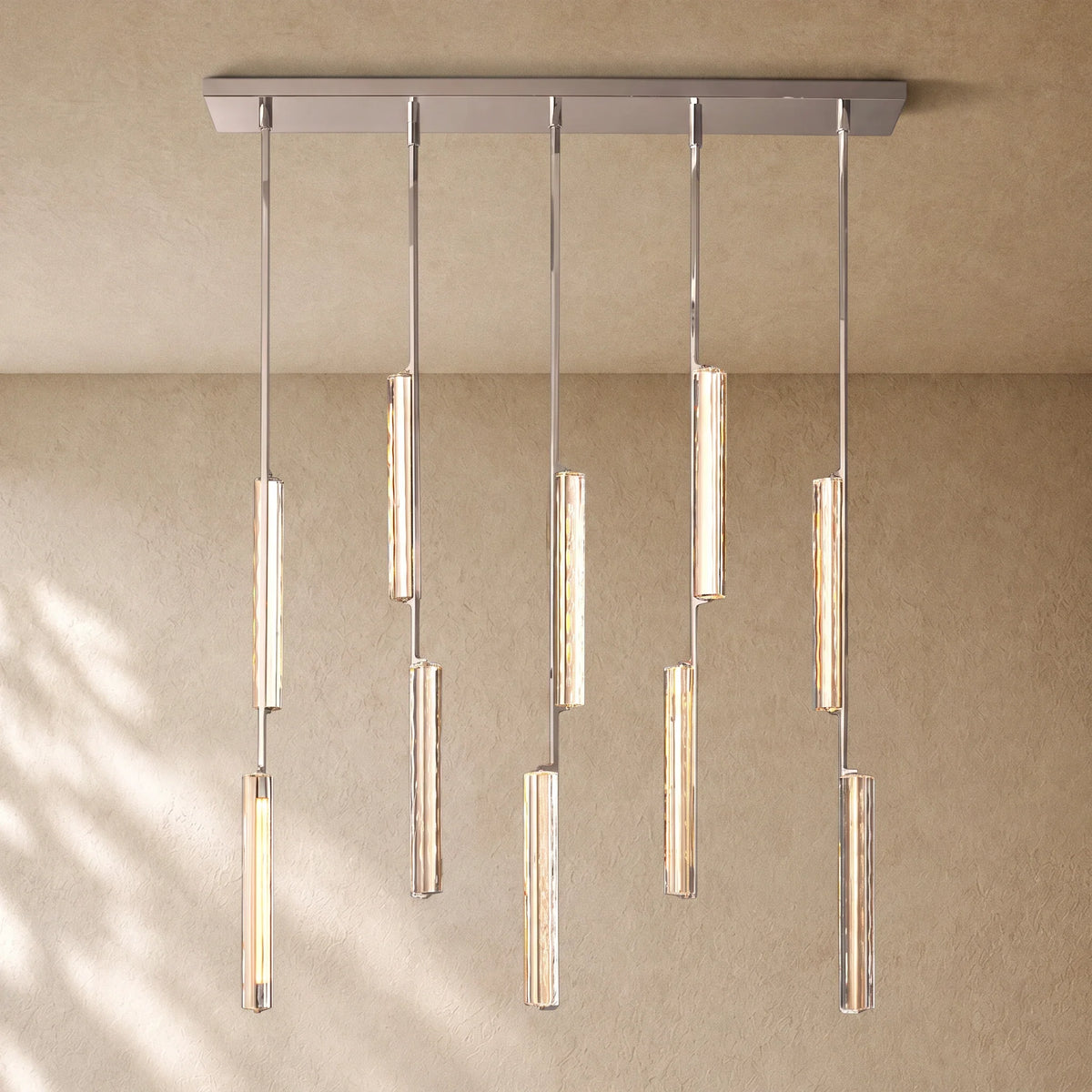 Audubom Crystal Linear Chandelier
