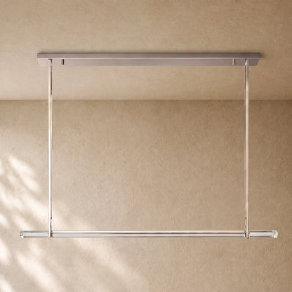 Audubom Crystal Horizontal Single Bar Linear Chandelier