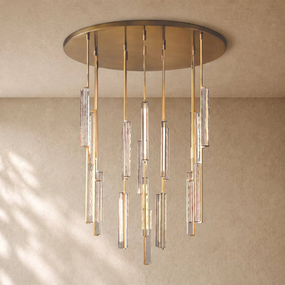 Audubom Crystal Round Chandelier
