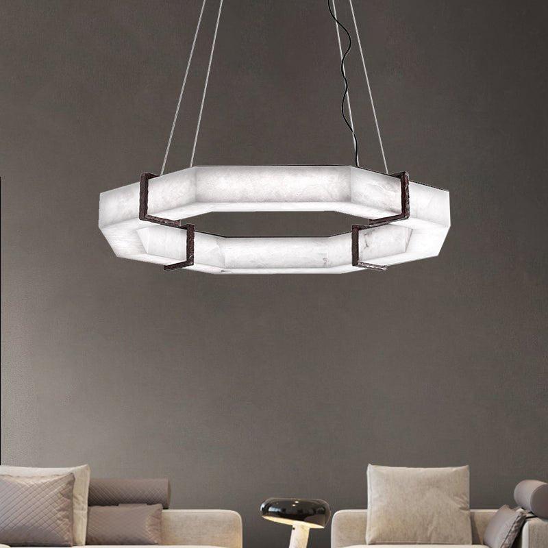 Belos Alabaster Chandelier | Morylighting (2)