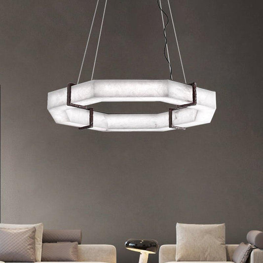 Belos Alabaster Chandelier | Morylighting (2)
