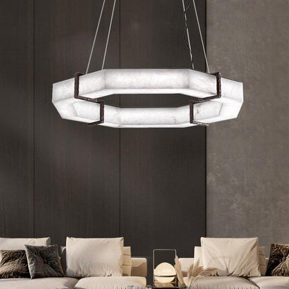 Belos Alabaster Chandelier | Morylighting (1)