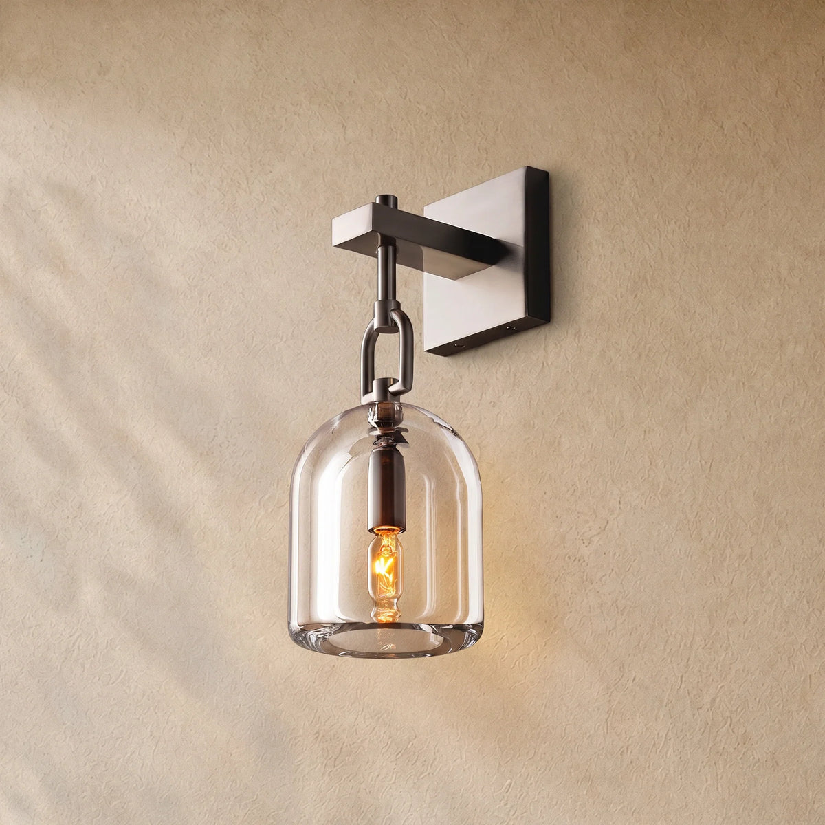 Botanical  Cloche Wall Sconce