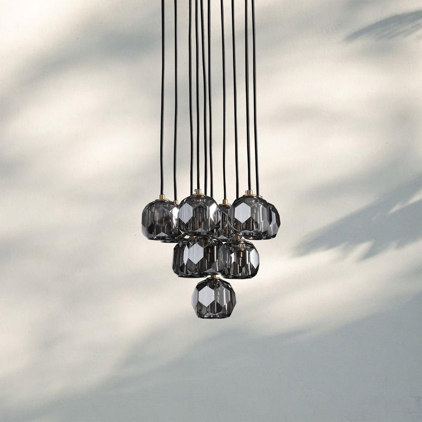 Bouble De Crystal Round Cluster Chandelier-
