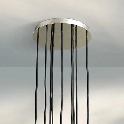 Bouble De Crystal Round Cluster Chandelier-Morylighting