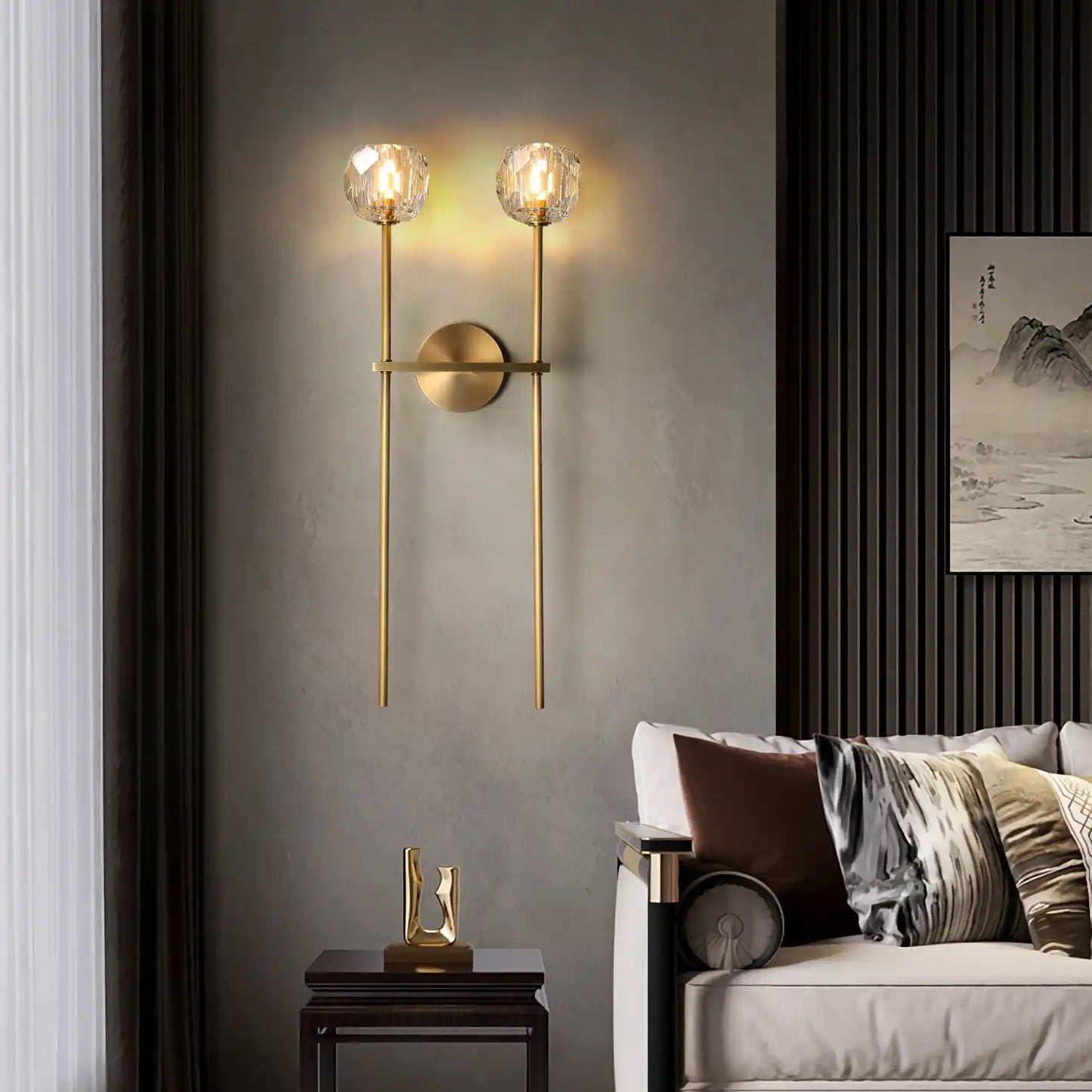 Bouble De Crystal Wall Sconce