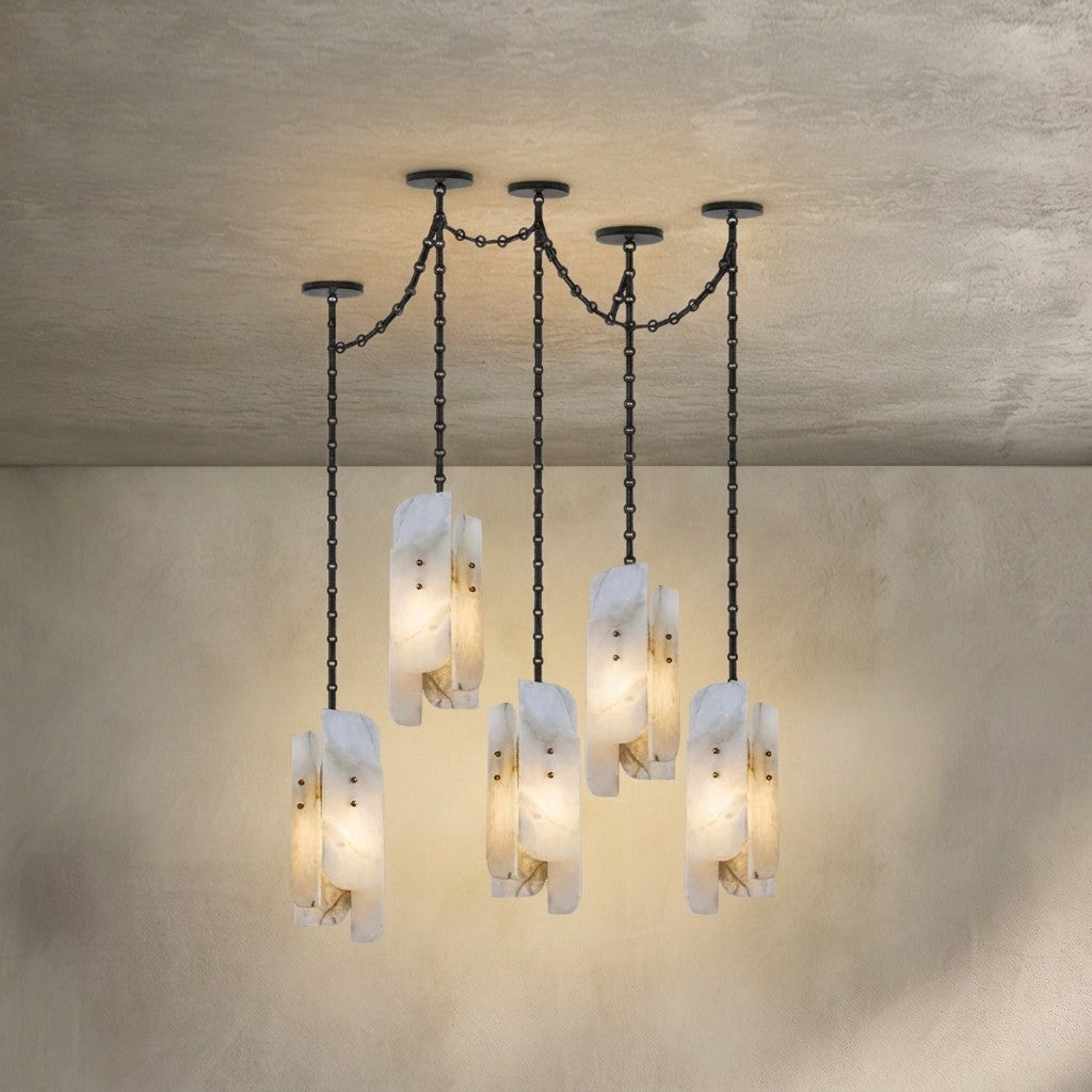 Cascading Chain Cluster Chandelier