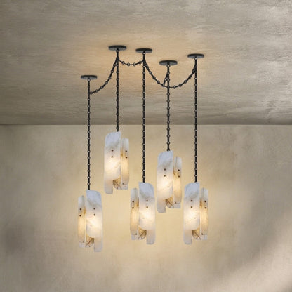 Cascading Chain Cluster Chandelier