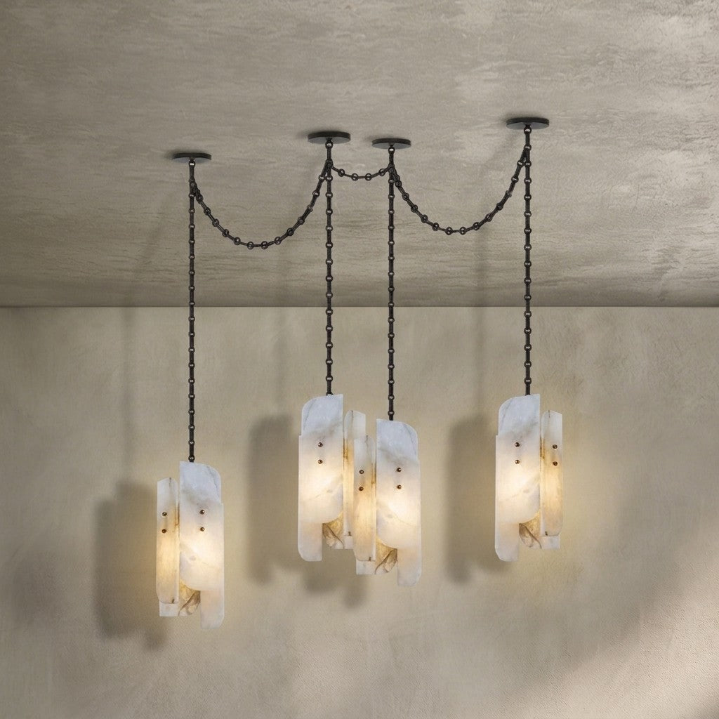 Cascading Chain Cluster Chandelier