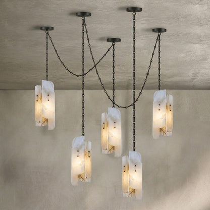 Cascading Chain Cluster Chandelier
