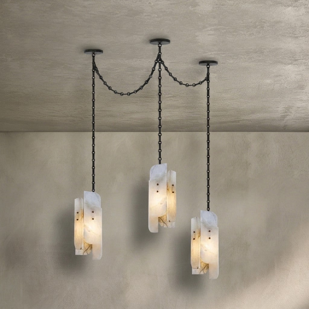 Cascading Chain Cluster Chandelier