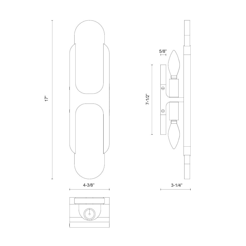 Hopkins Alabaster Sconce 9"–17"