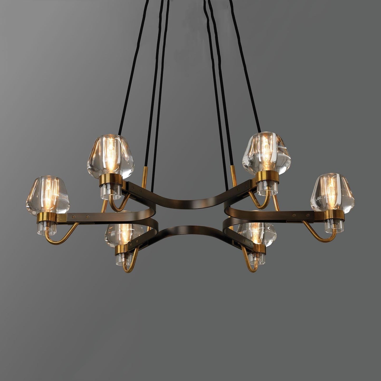 Galad Contemporary Crystal Chandelier 6-light