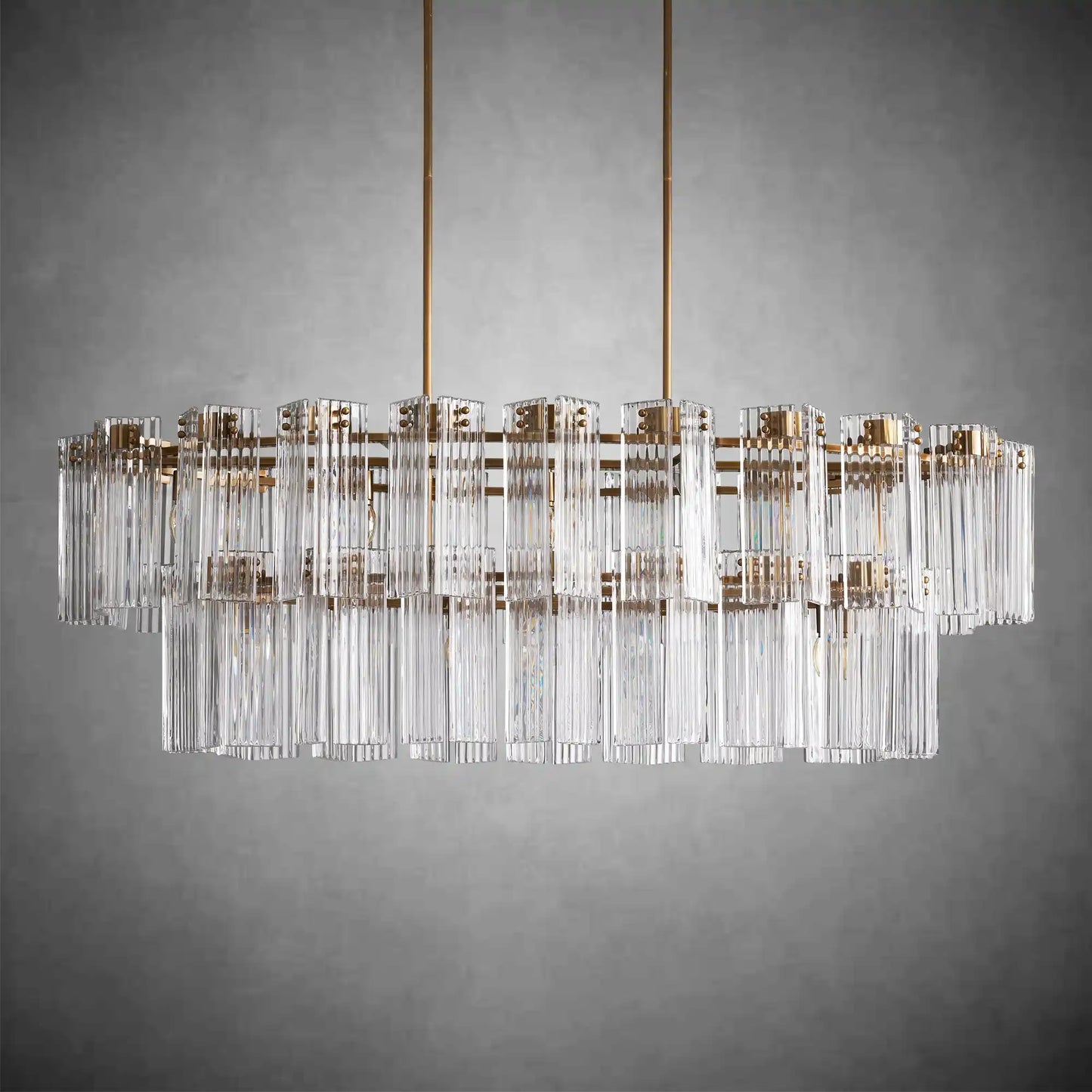 Delsie Oval Chandelier 51''63''72''