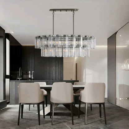 Delsie Oval Chandelier 51''63''72''
