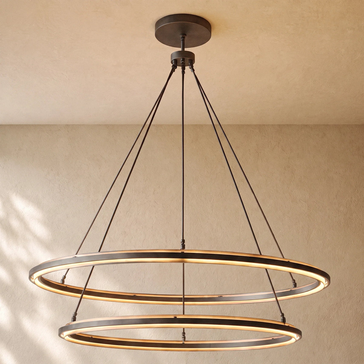 Perralte Two-Tier Round Chandelier 60“