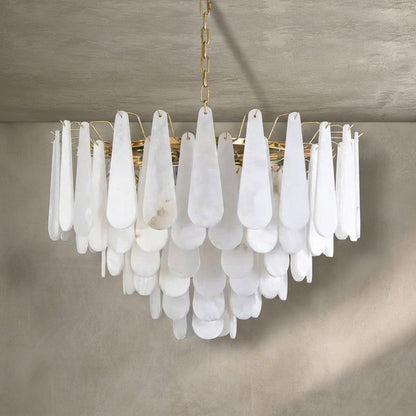 Drop Alabaster Chandelier