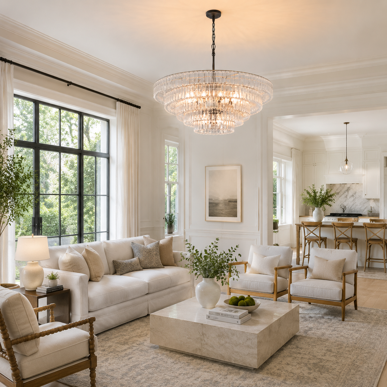 Ghiaccio Round Chandelier