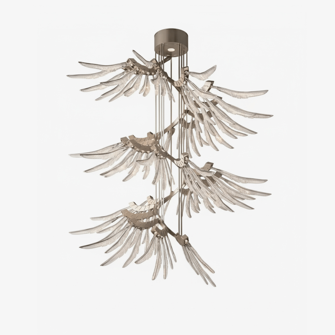 Galaxy Plumage Ascent Crystal Chandelier