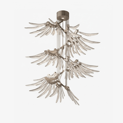Galaxy Plumage Ascent Crystal Chandelier