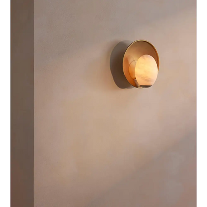 Egg Alabaster Sconces