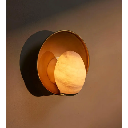 Egg Alabaster Sconces