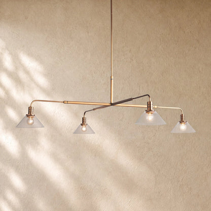 Theronm Glass Round Chandelier